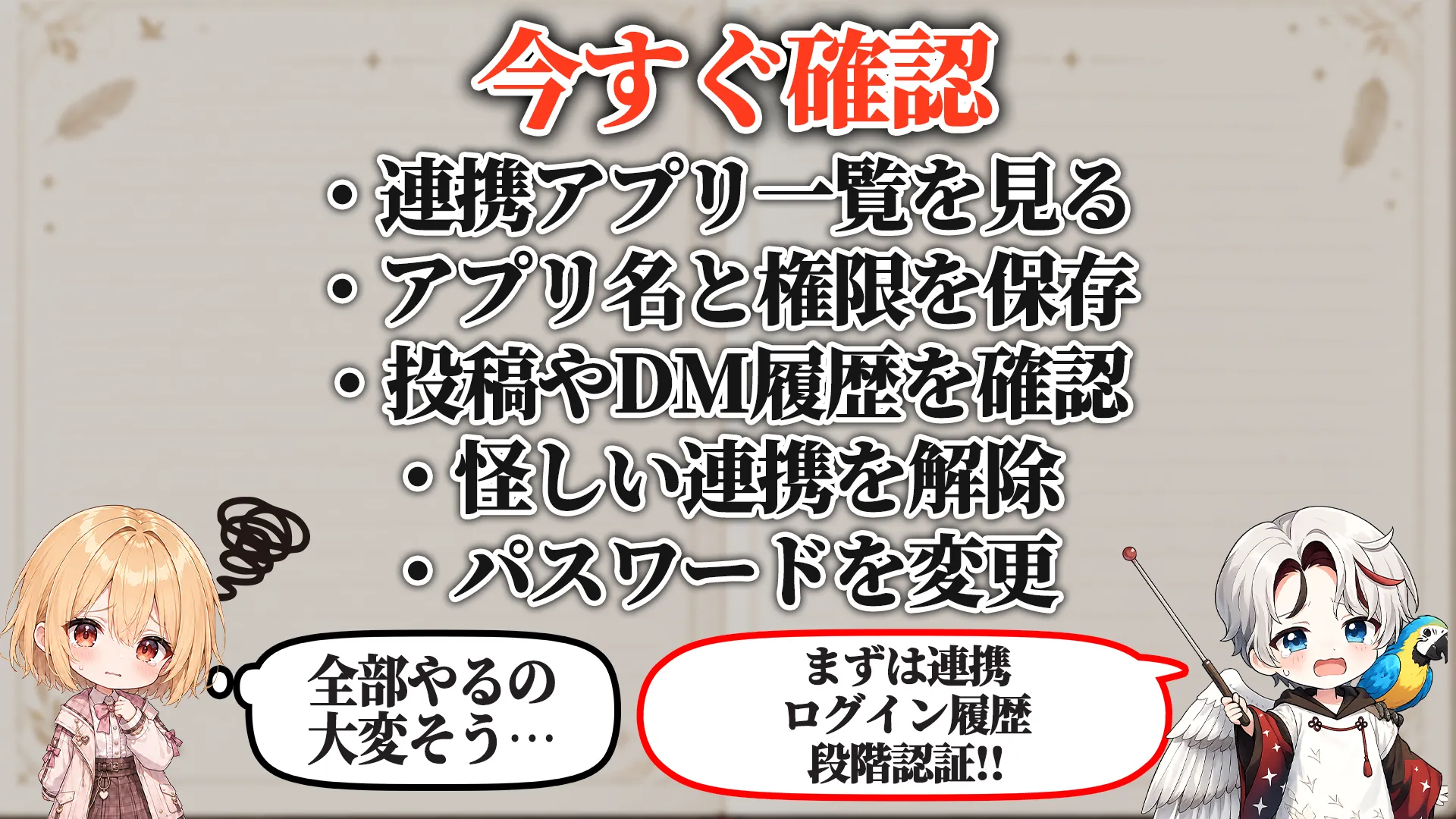 今すぐやるチェックリスト