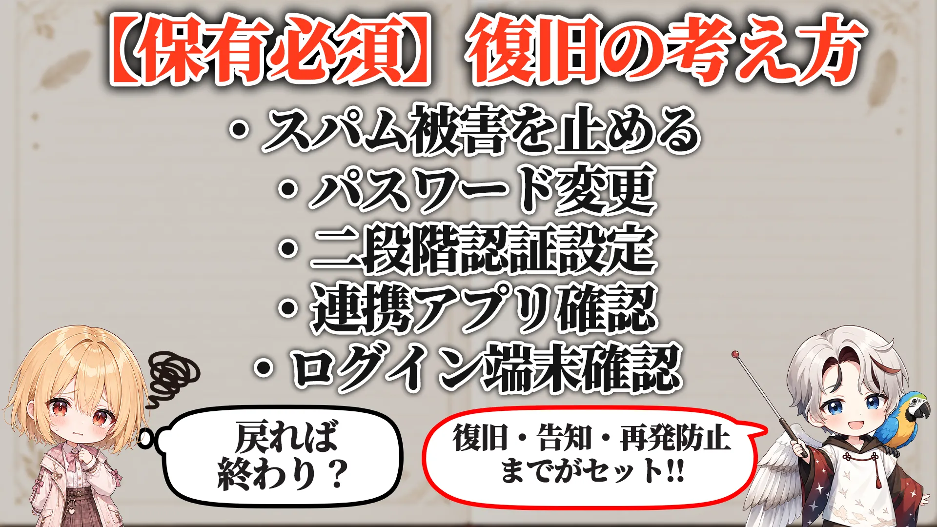 Discord乗っ取り復旧マニュアル 保有必須