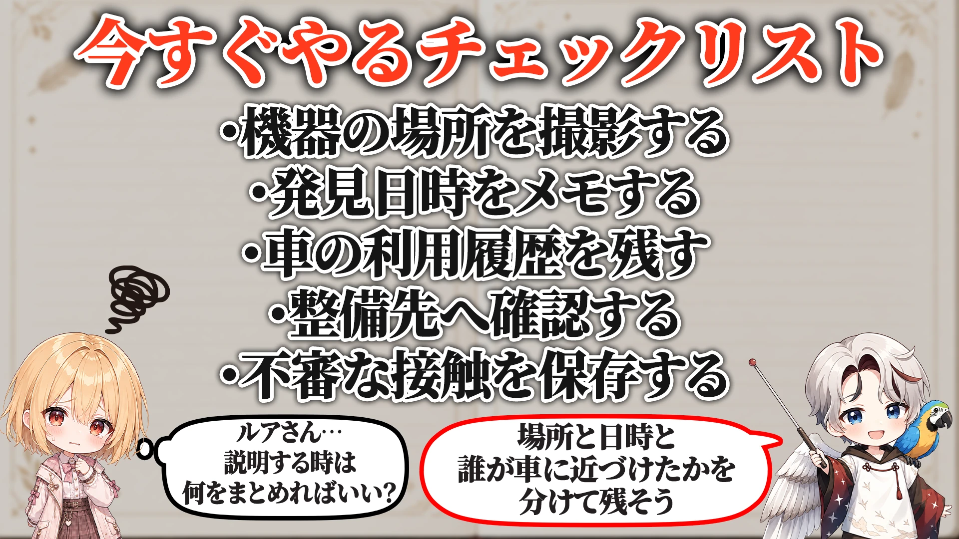危険度ごとの判断段階