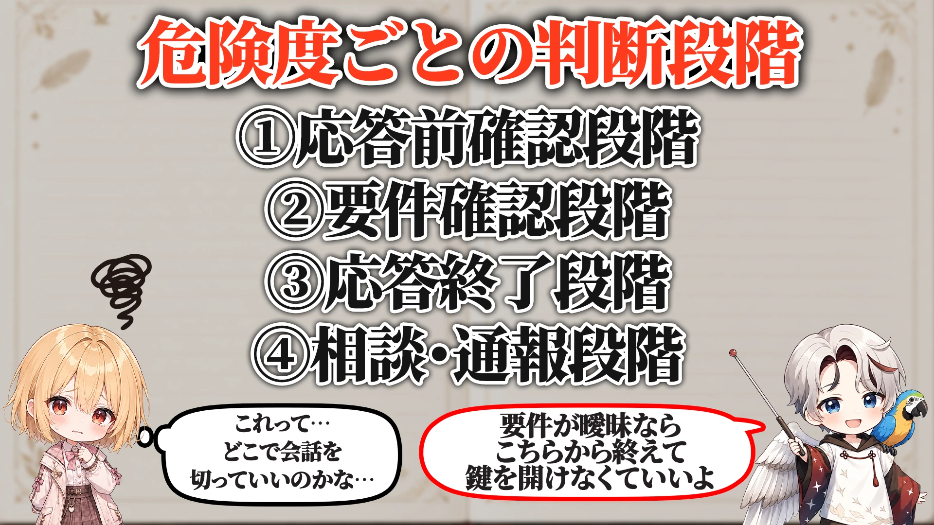 よくある危険サイン
